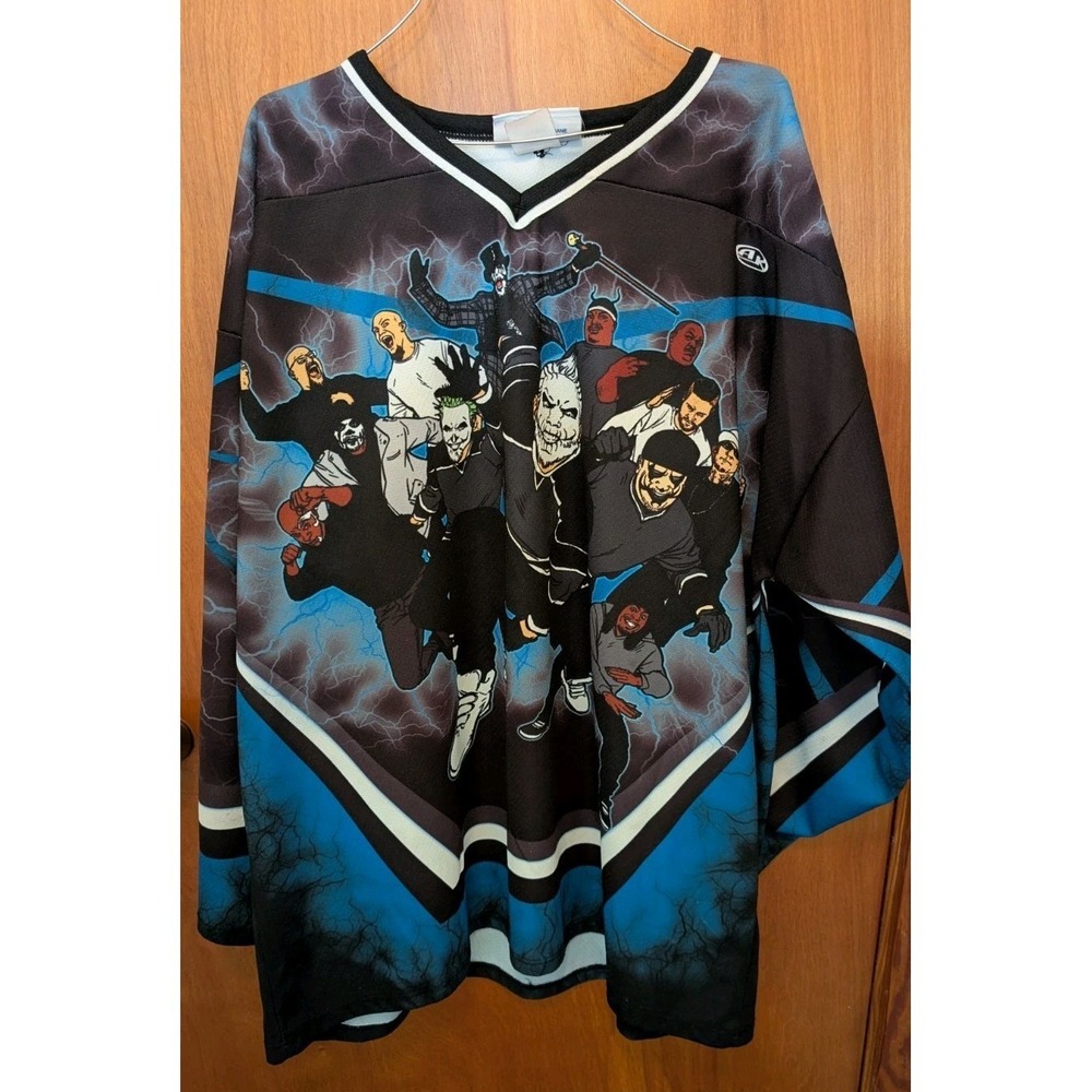 Twiztid Year Of The Sword Hockey Jersey Juggalo XL/XXL Faces Psychopathetic Rare